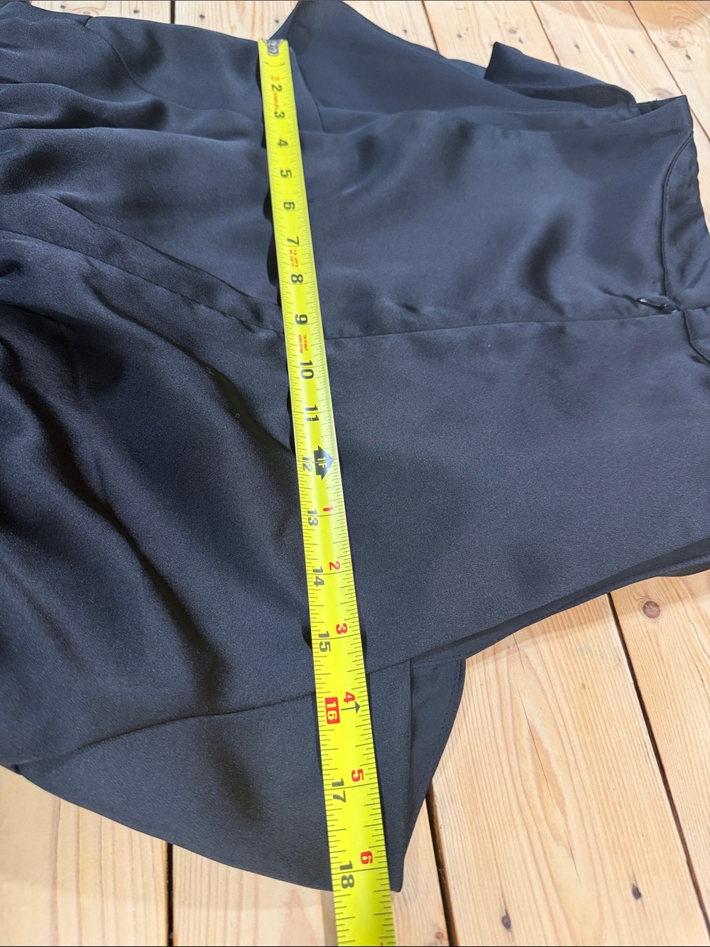 INC International Concepts Black Satin Draped Jumpsuit Women’s Sz 8 Super Formal - Picture 10 of 13